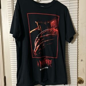 Black Graphic Tee - A Nightmare on Elm Street